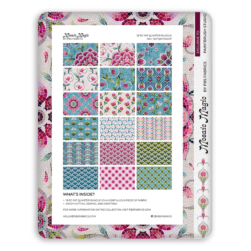 Mosaic Magic - Flat Fat Stack 18 PC
