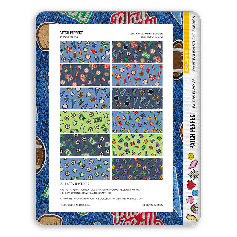 Patch Perfect Fall Patch Perfect - Flat Fat Stack 12 PC – Paintbrush Studio Fabrics