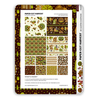 Paper-Cut Harvest - Flat Fat Stack 12 PC