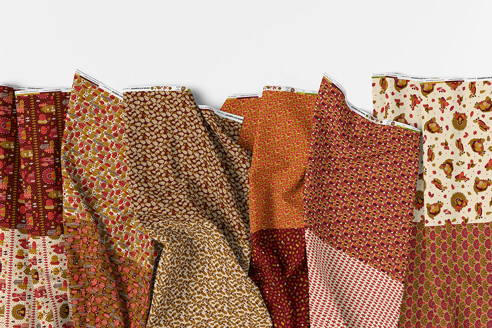 Paper-Cut Harvest - Flat Fat Stack 12 PC