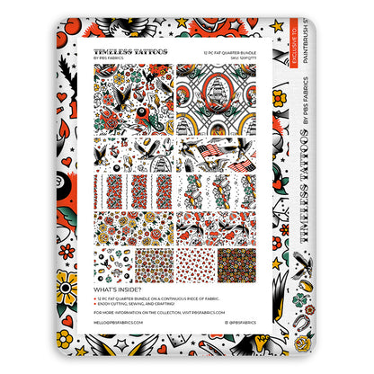 Timeless Tattoos - Flat Fat Stack 12 PC
