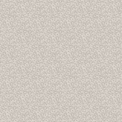 Ditsy Blooms - Brown on Tan