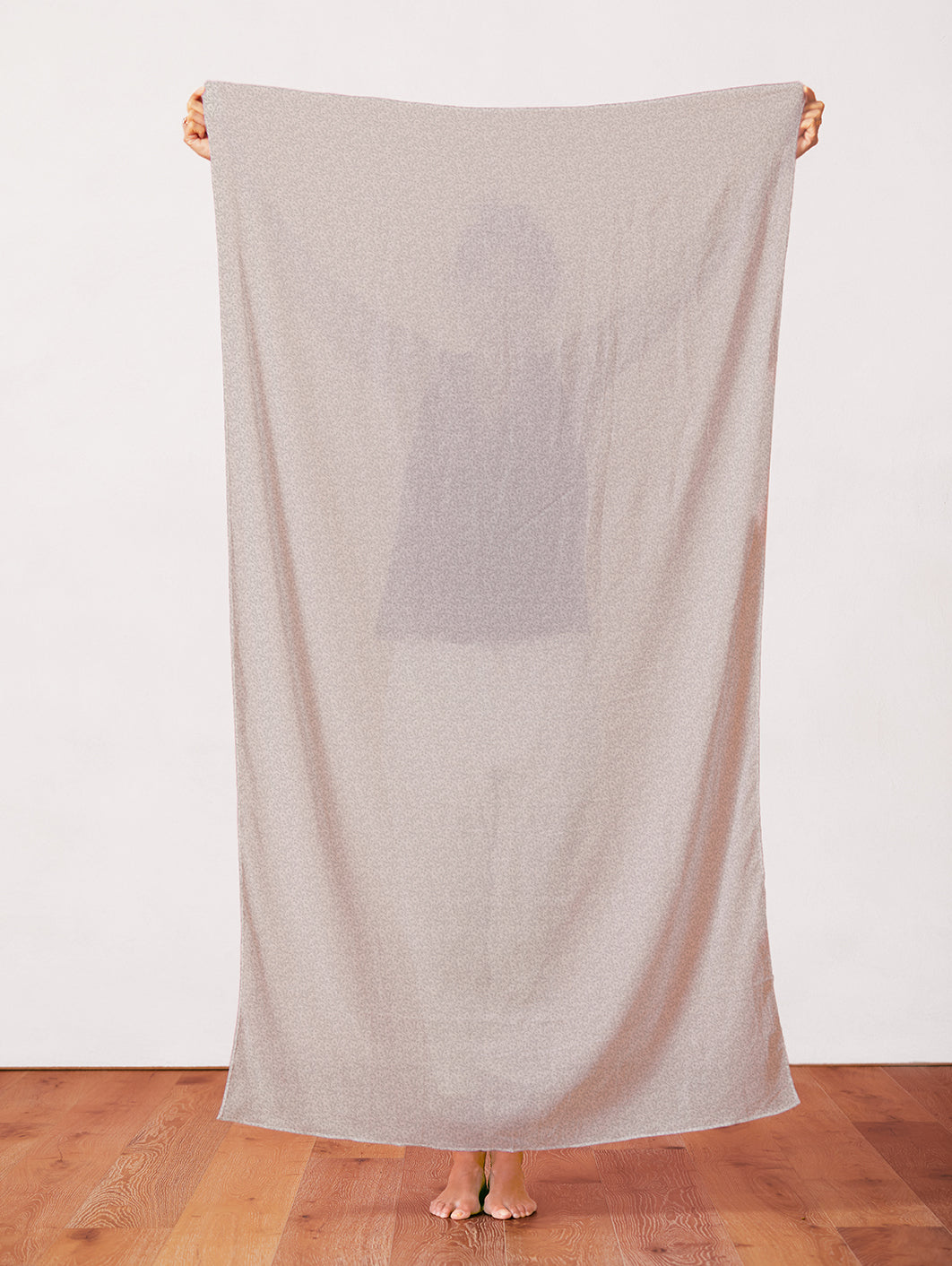 Ditsy Blooms - Brown on Tan