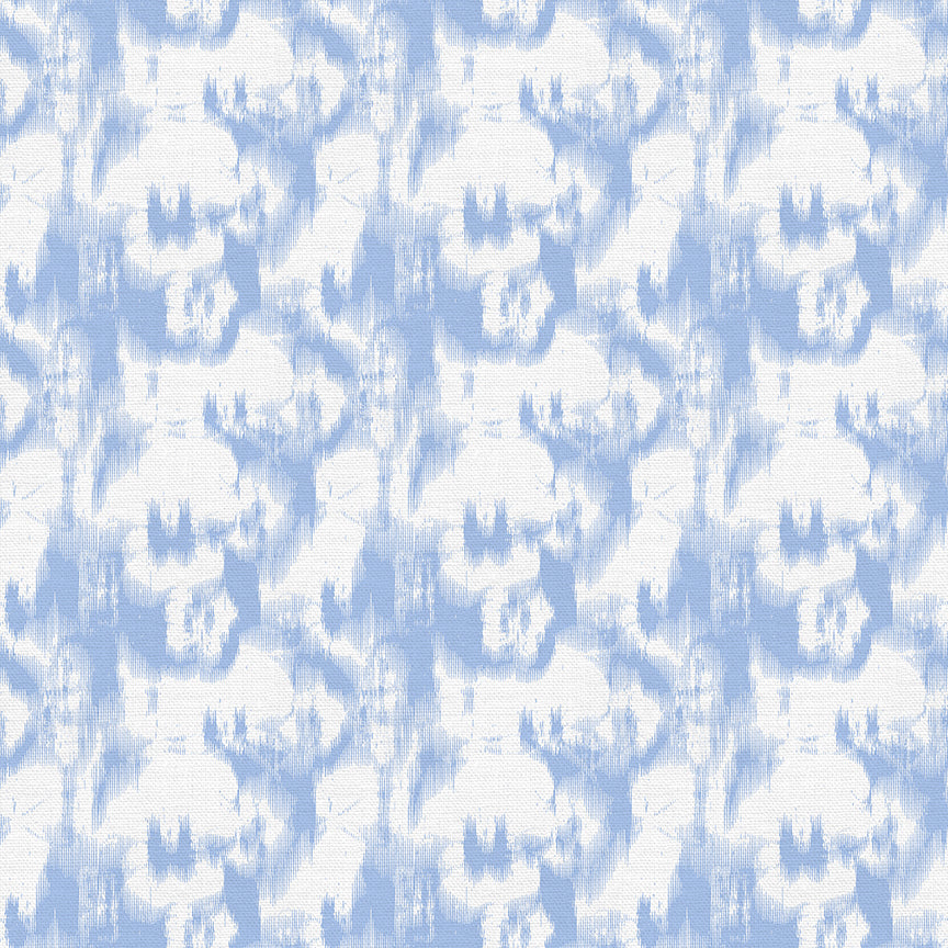 Abstract Pansies - Blue