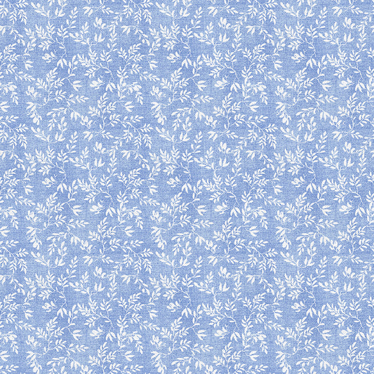 Textured Branches - White on Blue