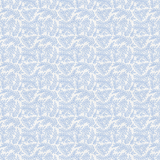 Branches - Blue on White