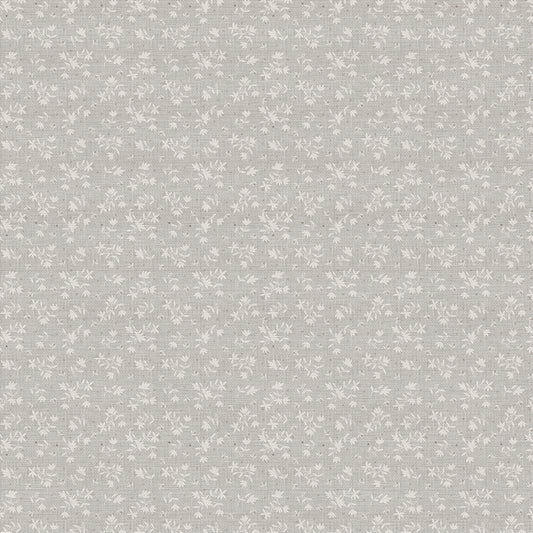 Ditsy Bouquets - White on Tan