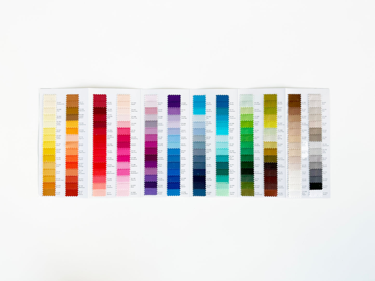 168 Painter's Palette Solids Color Card