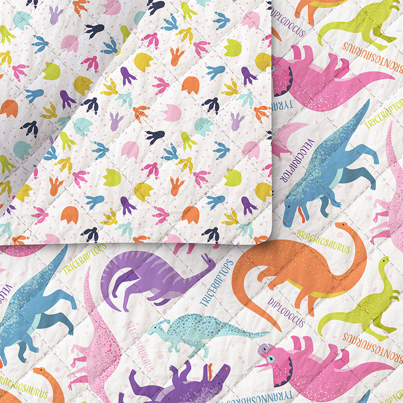 Jurassic Joyrides Pre-Quilt