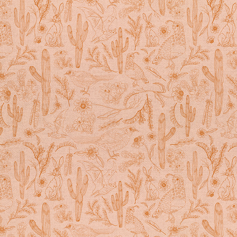Desert Menagerie - Peach