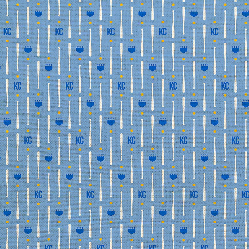 KC Stripe - Blue/Gold