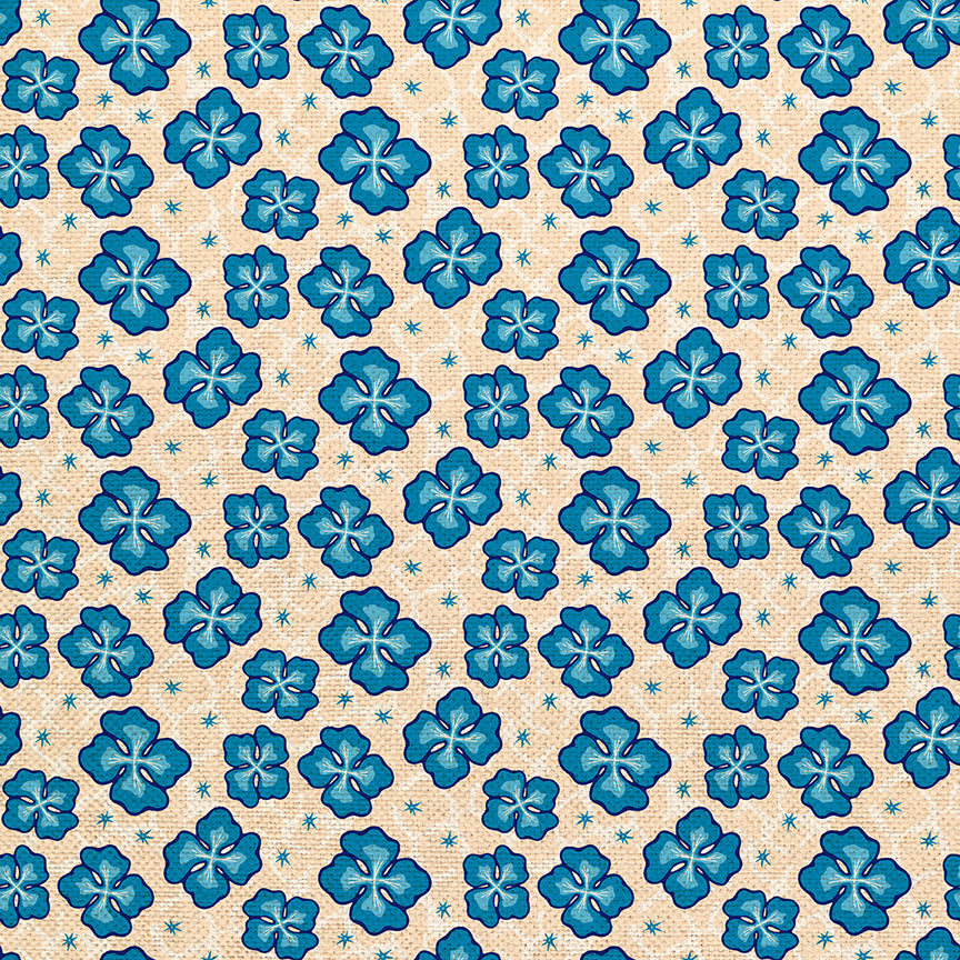Luau Florals - Blue