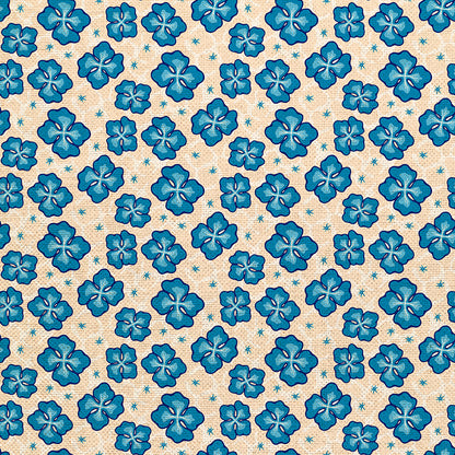 Luau Florals - Blue