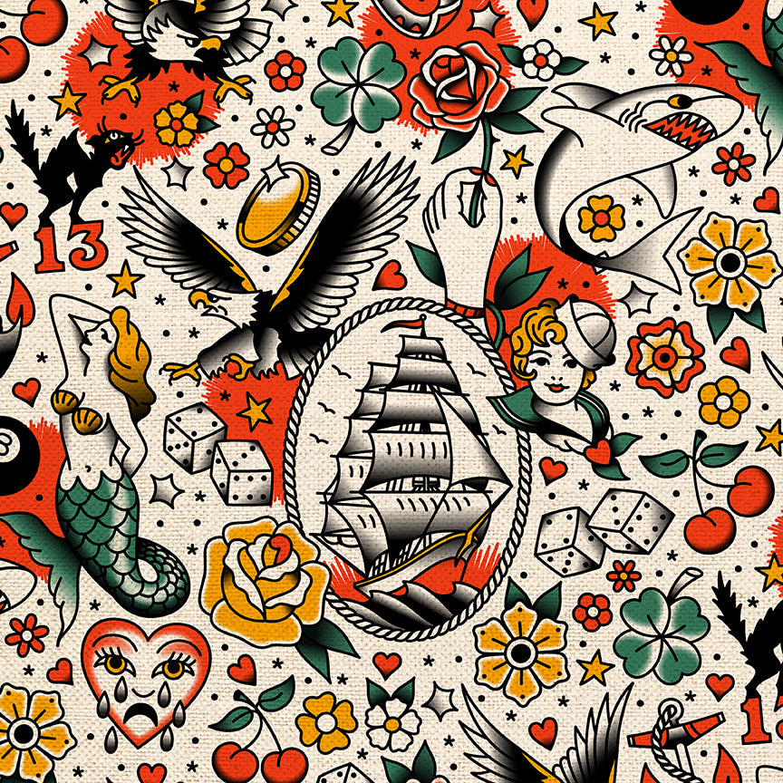 Timeless Tattoos - White