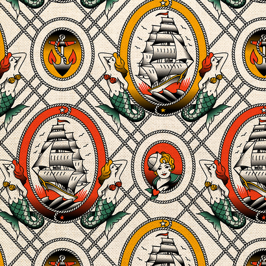 Sailor Tattoos - White