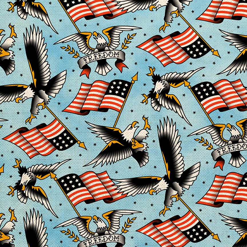 Eagle Tattoos - Blue