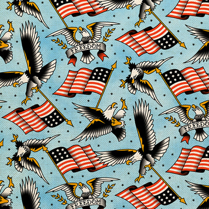 Eagle Tattoos - Blue