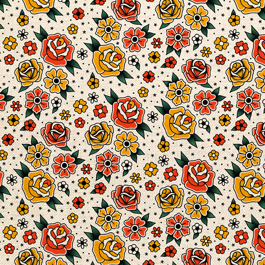 Flower Tattoos - White