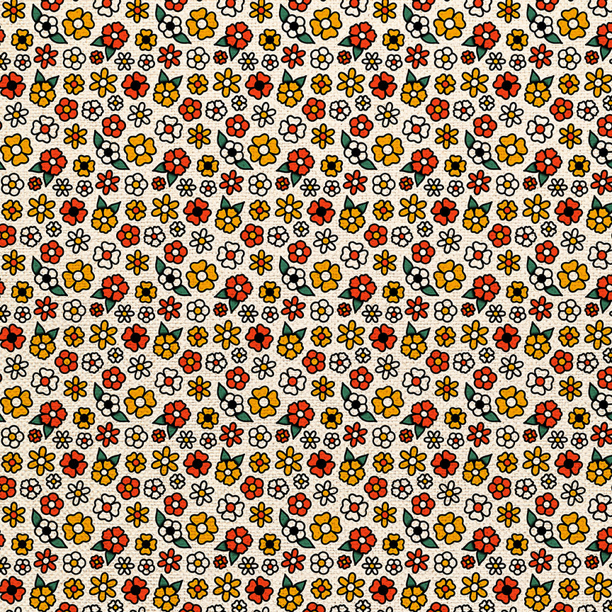 Ditsy Flower Tattoos - White