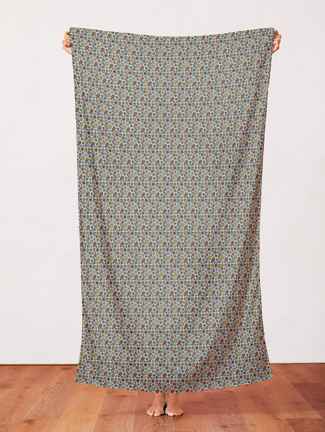 Ditsy Flower Tattoos - Blue