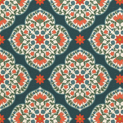 Mandalas - Dark Blue/Red