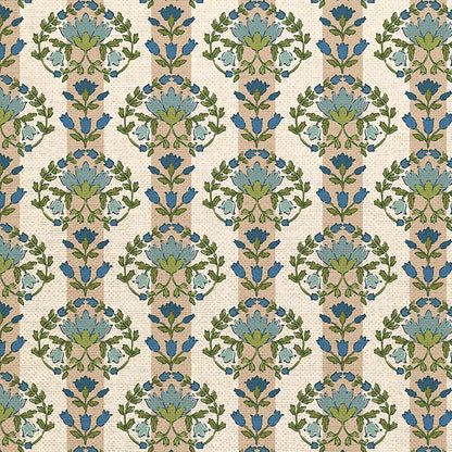 Wallpaper Stripe - Beige/Blue