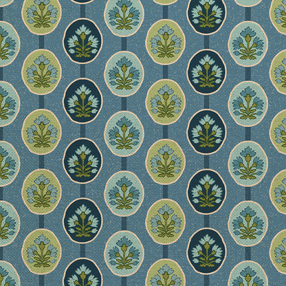 Framed Florals - Blue/Green