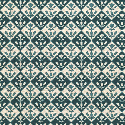 Lush Lattice - Dark Blue