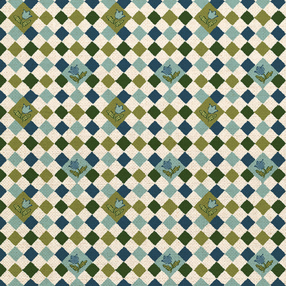 Tile Twist - Blue/Green
