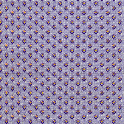 Dots and Daisies - Blue