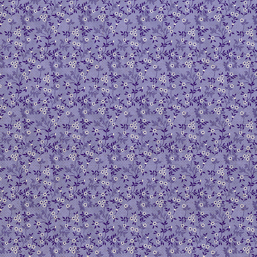 Stippled Branches - Blue