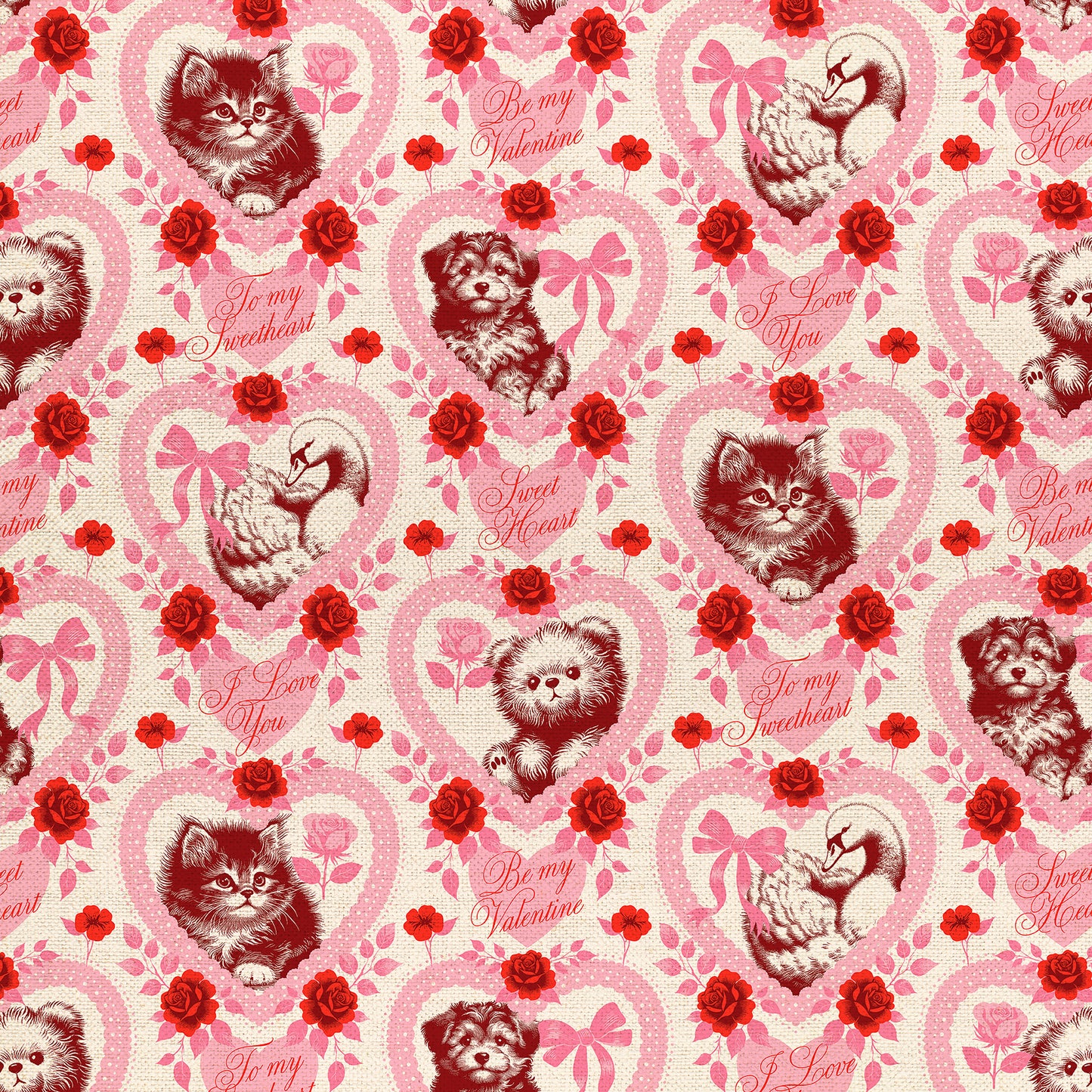 Be My Valentine - White