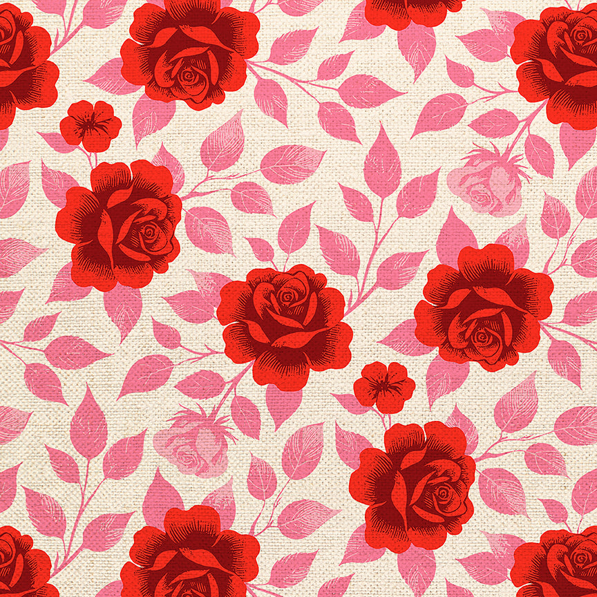 Valentines Roses - Pink/Red
