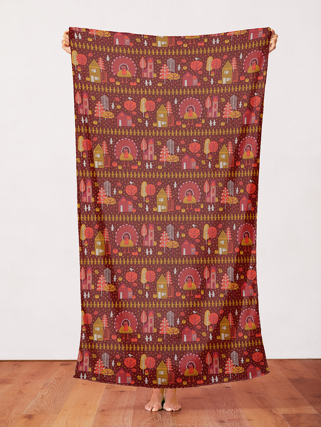 Thanksgiving Paper-Cut - Red