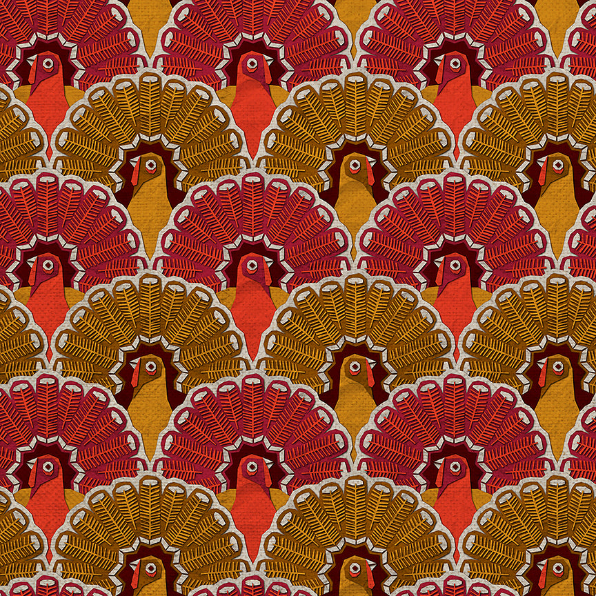 Scallop Turkey - Red