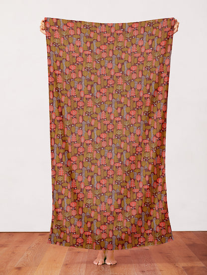 Paper Forest - Brown/Red