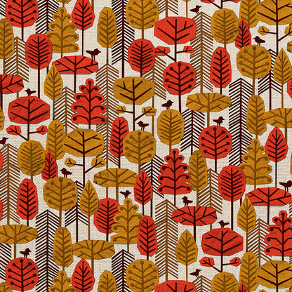 Paper Forest - Cream/Red