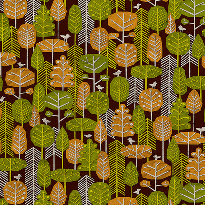Paper Forest - Brown/Green