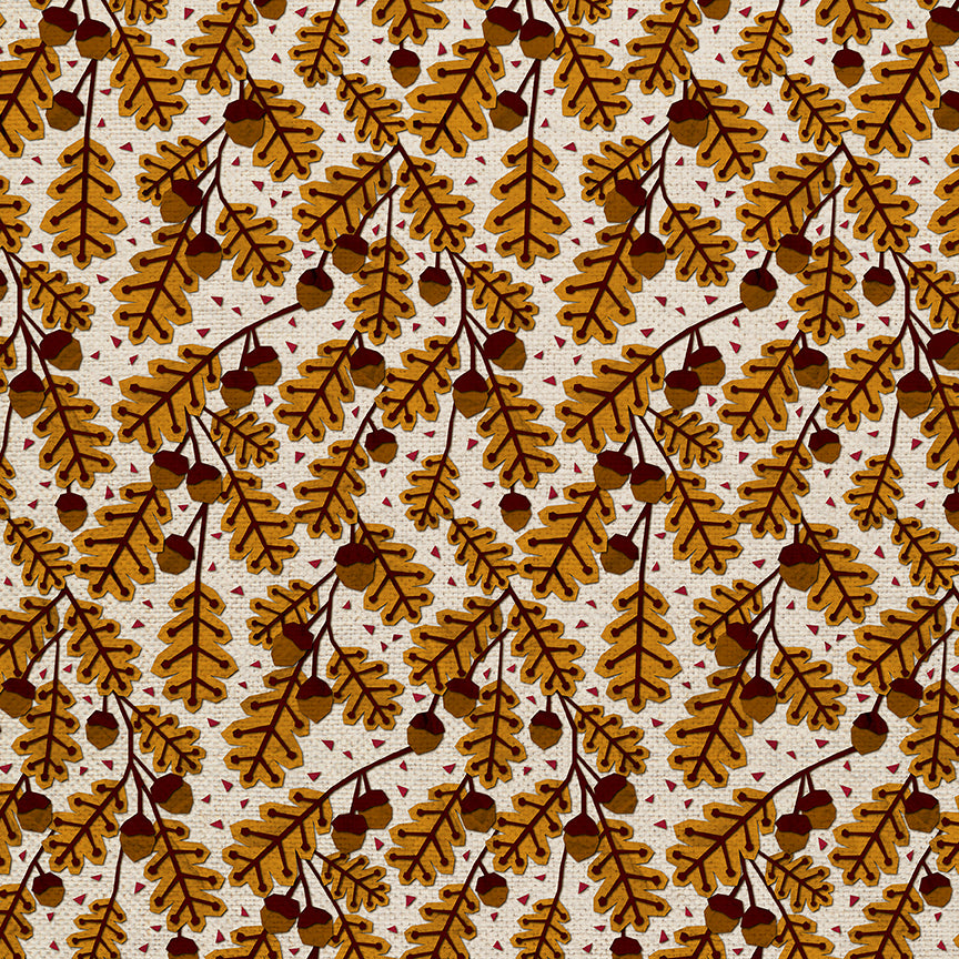 Acorns - Cream/Brown