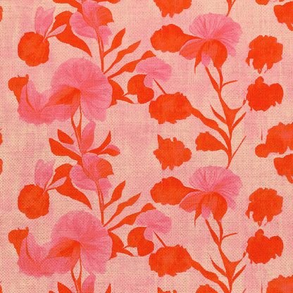 Garden Stems - Red on Cream