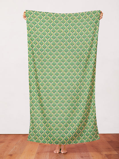 Abstract Stems - Green on Chartreuse