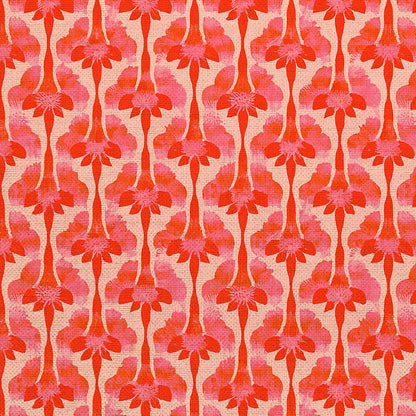 Abstract Stems - Red on Cream
