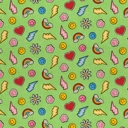 Smileys & Rainbows - Green