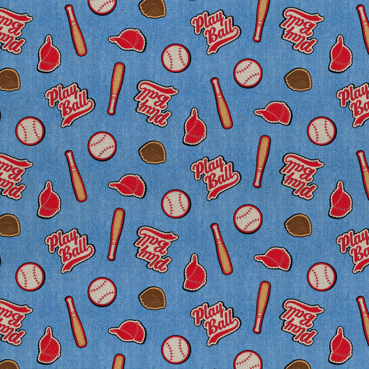 Baseball - Light Blue