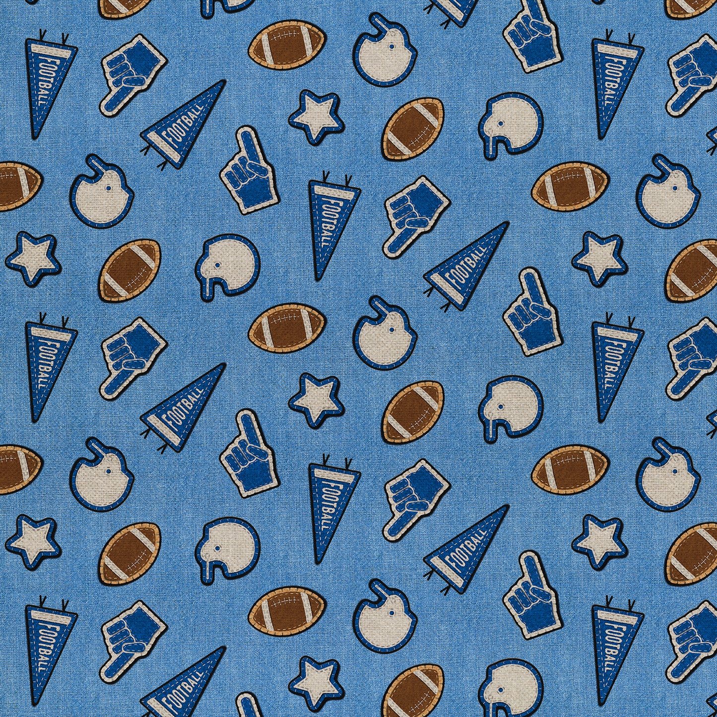 Football - Light Blue