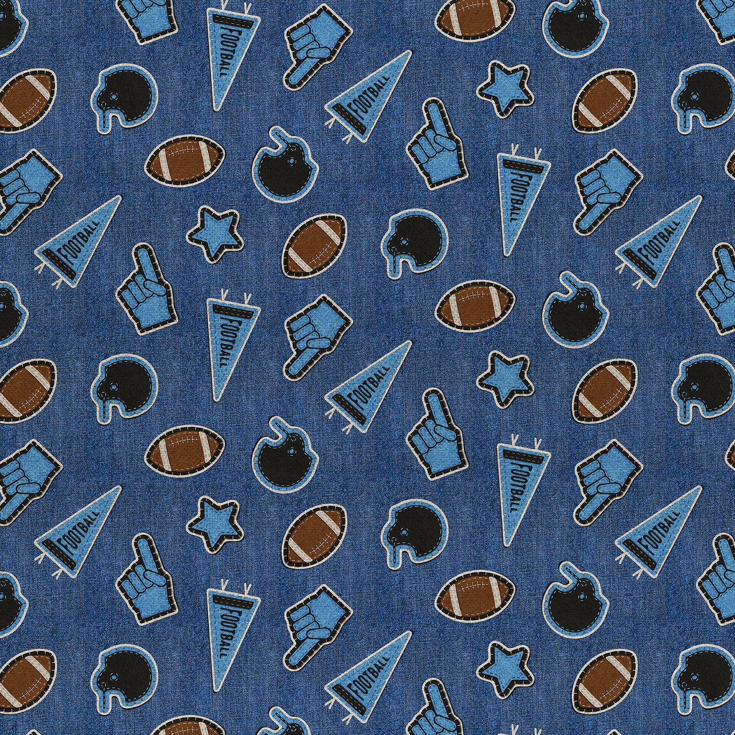 Football - Dark Blue