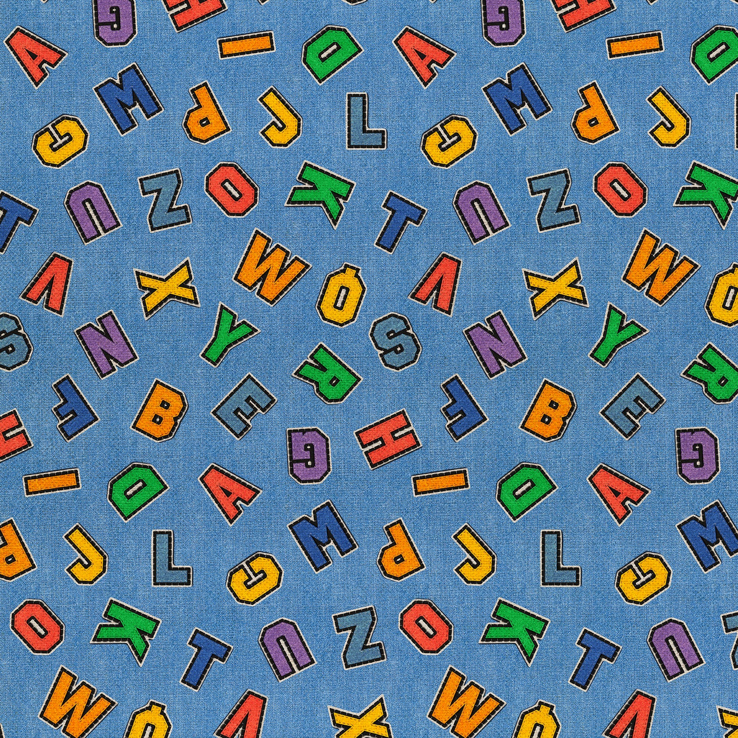 Alphabet Toss - Light Blue