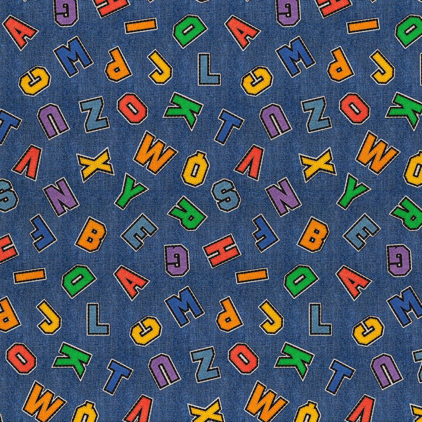 Alphabet Toss - Dark Blue