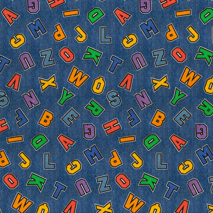 Alphabet Toss - Dark Blue