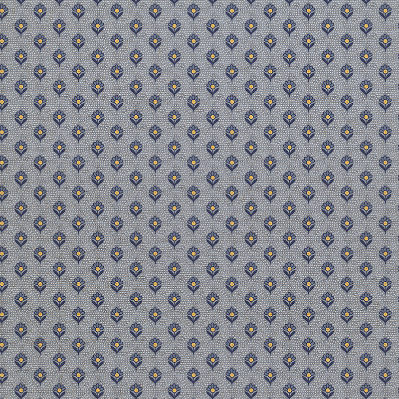 Dots and Daisies - Blue